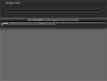 Tablet Screenshot of corgu.com